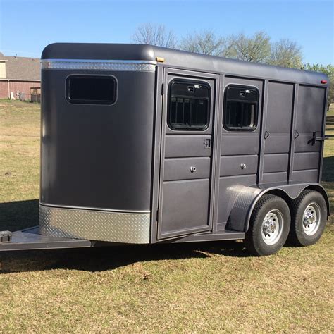 Used horse trailers - Feb 21, 2024 · Welcome to the Horse & stock trailer company. The Horse & Stock Trailer Company is conveniently located 35 minutes from downtown Fort Worth or Dallas, Texas. We offer a full range of Elite horse trailers and Elite stock trailers to meet your every need. Whether it is a trailer we have in stock or a custom order, we will work with you to ensure ...